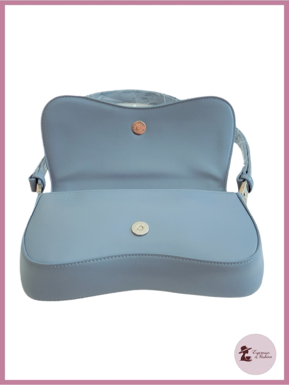 NWT Max Baguette Blue Shoulder Bag - Picture 7 of 11